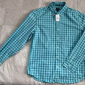 J. Crew Blue Casual Button Down Shirt